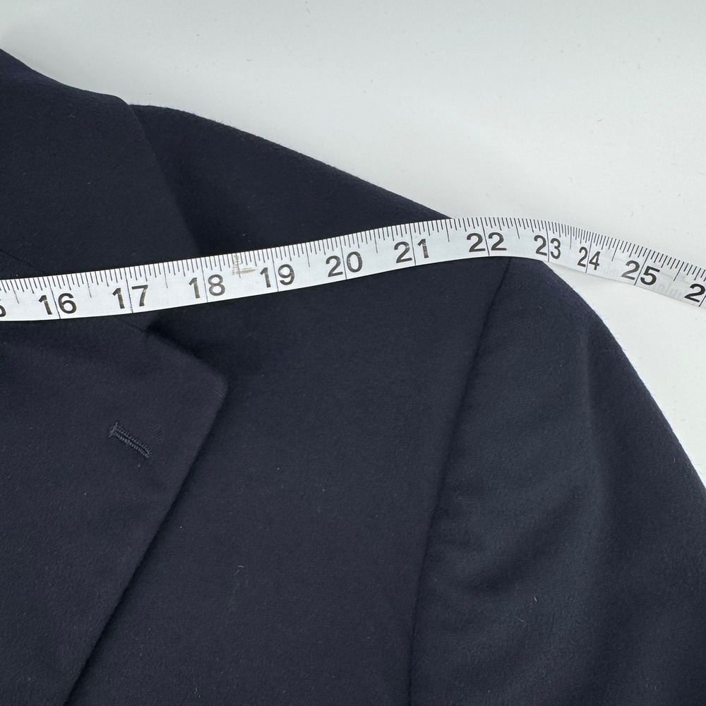 Jos. A. Bank Regal Blazer Mens 52L Navy Blue 100% Cashmere Two Button Sport Coat - Picture 4 of 14